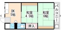 光栄ハイツの間取り画像