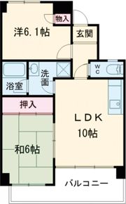 コンフォールメゾンの間取り画像