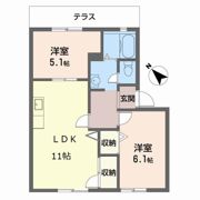 サニーハイツ貝塚の間取り画像