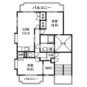 厚木国際飯山レジデンスC棟の間取り画像