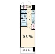 プレサンス芦原橋ヴィブラスの間取り画像
