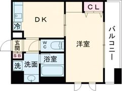 プレジール三ノ宮の間取り画像