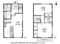 横沼町戸建貸家の間取り画像