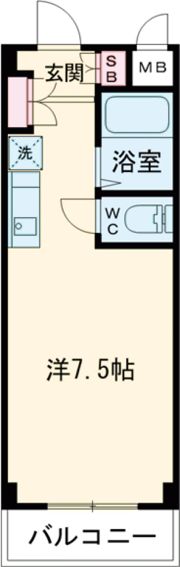 ひまわりハイツの間取り画像