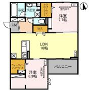D-GLANZ WESTの間取り画像