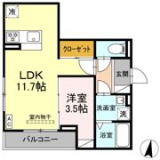 D-crinum 下土狩の間取り画像