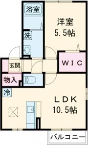 アメージング・フラッツ（A･B･C） Bの間取り画像