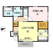 アローム B棟の間取り画像