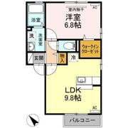 ハイツ トベラ A棟の間取り画像