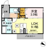 メルベーユの間取り画像