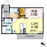メルベーユの間取り画像