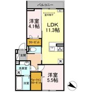 メルベーユの間取り画像