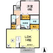 ヴィラ イーハトーヴ B棟の間取り画像
