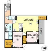 D-ROOM石丸Ⅱの間取り画像