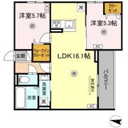 D-ROOM石丸Ⅱの間取り画像
