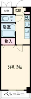 聖和マンション弐番館の間取り画像