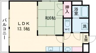イルミナーレ島崎の間取り画像