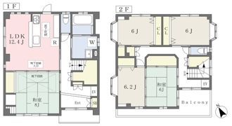 城東町戸建の間取り画像