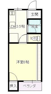 エクセルFの間取り画像