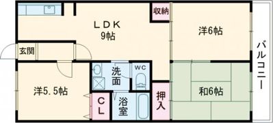 サニーコート星ヶ丘の間取り画像