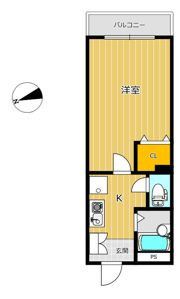 ビタミンテラス枝吉の間取り画像