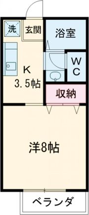 メゾン・ウエストリバーⅡ B棟の間取り画像