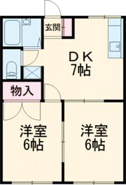 サンパレスの間取り画像