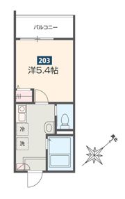 MELDIA新百合ヶ丘の間取り画像