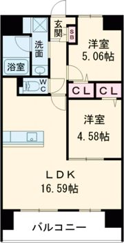 LIBTH菊陽Ⅱの間取り画像