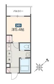MELDIA新百合ヶ丘の間取り画像
