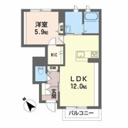シャーメゾン エムシーエス旗ヶ崎の間取り画像