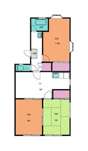 松美第2マンションの間取り画像