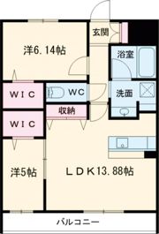 LIBTH大津の間取り画像