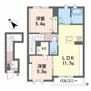 シャーメゾン エムシーエス旗ヶ崎の間取り画像