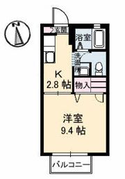 プラージュの間取り画像