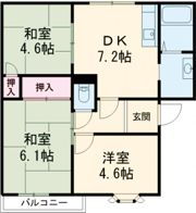 フレグランスリッチの間取り画像
