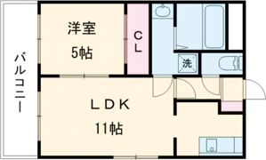 エスパシオ近見の間取り画像