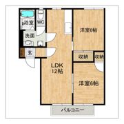 ファミリー坂・富Dの間取り画像