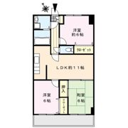 レジデンス高屋敷の間取り画像