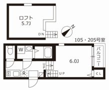 ハーモニーテラス千種の間取り画像