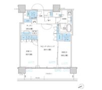 パークシティ柏の葉キャンパス ザ・ゲートタワー ウエストの間取り画像