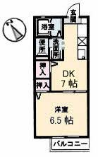 アブニール宮島口 B棟の間取り画像