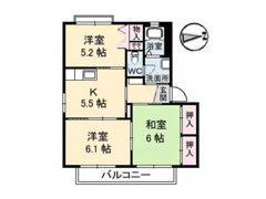 グラヴィス山手の間取り画像