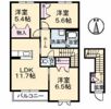 ブランドール TS A棟の間取り画像