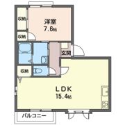 ティーズ コート Aの間取り画像