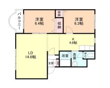 サンモールピアA棟の間取り画像