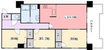 メゾン中村東今宿の間取り画像