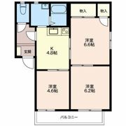 クレアトール菊水 Bの間取り画像