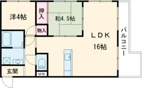 ルークレジデンス姫路Ⅱの間取り画像