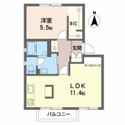 コヴェントガ－デンの間取り画像